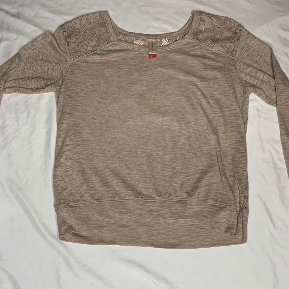 Beige lightweight sweater